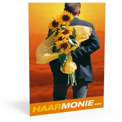 Geburtstags-Postkarte "Haarmonie..." 