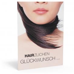Geburtstags-Postkarte "Hairzliche..." 