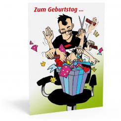 Geburtstags-Postkarte 