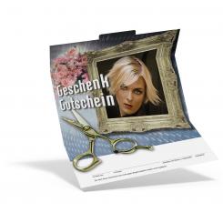 Geschenkgutschein "Schere" 
