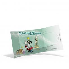 Geschenkgutschein Weihnachten "Santa's Cut" 