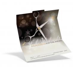Geschenkgutschein Weihnachten "Friseur" 