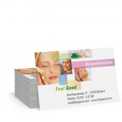 Geschäftskarte mit Terminraster 