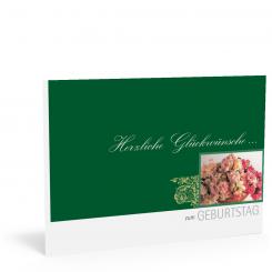 Geburtstags-Postkarte "Herzliche Glückwünsche" 