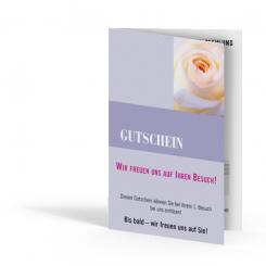 Weiterempfehlungskarte "weiße Rose" 