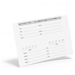 Kundenkarteikarte "Nagelstudio" 