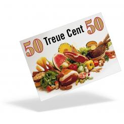 Treue-Geld "Feinkost" 50 Cent 