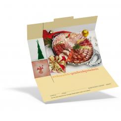 Geschenkgutschein Weihnachten "Weihnachts-Platte" 