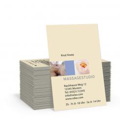 Geschäftskarte "Massage" 