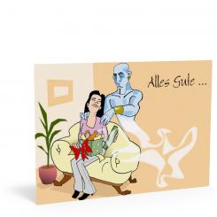 Geburtstags-Postkarte "Geist" 