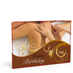 Geburtstags-Postkarte "Massage" 
