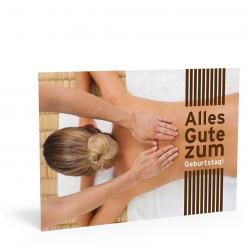 Geburtstags-Postkarte "Dame" 