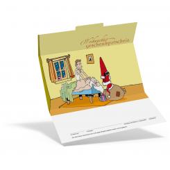 Geschenkgutschein Weihnachten "Massage" 