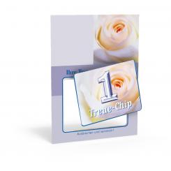 Treue-Chip "weiße Rose" 