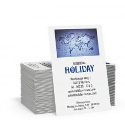 Geschäftskarte "Weltkarte" 