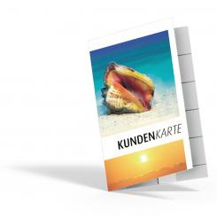 Kundenkarte "Muschel" 