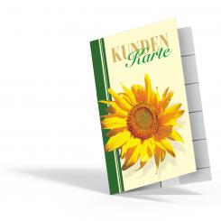 Kundenkarte "Sonnenblume" 