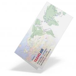 Tickethülle "Traveller" 105x210 - 2 Fächer 