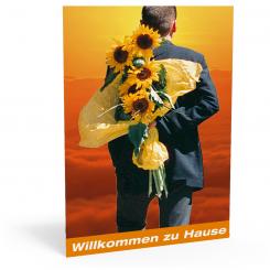 Postkarte "Willkommen zu Hause" 
