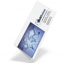 Tickethülle "Waterworld s" 110x240 - 2 Fächer 