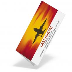 Tickethülle "Takeoff" 110x240 - 2 Fächer 