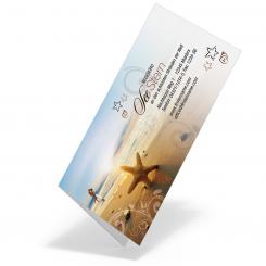 Tickethülle "Stand" 110x240 - 2 Fächer 