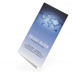 Tickethülle "Waterworld" 110x240 - 2 Fächer 