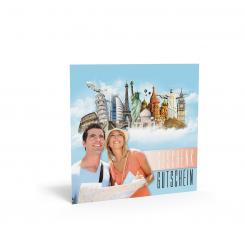 Geschenkgutschein "City-Hopping" inkl. Kuvert 