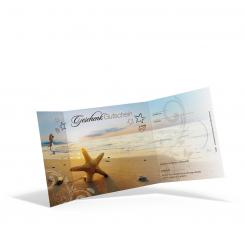Geschenkgutschein "Strand" 