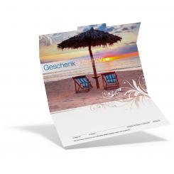 Geschenkgutschein "Sonnenschirm" 