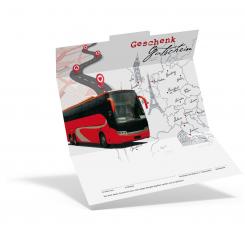 Geschenkgutschein "Bus mit Europakarte" 