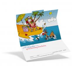 Geschenkgutschein Weihnachten "Reise" 