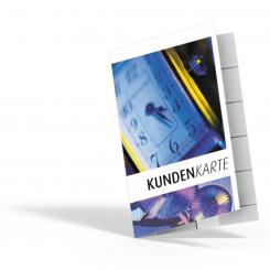 Kundenkarte "Uhr" 