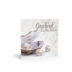 Geschenkgutschein "Perlmutt" inkl. Kuvert 