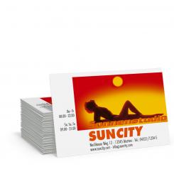 Geschäftskarte "Sonne" 