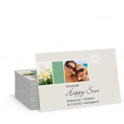 Geschäftskarte "Sonnenstudio" 