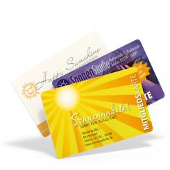 PVC-Mitgliedskarte - Rückseite farbiger Aufdruck 