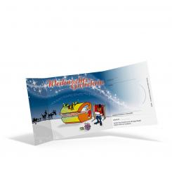 Geschenkgutschein Weihnachten "Santa's Sun" 
