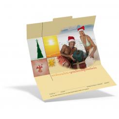 Geschenkgutschein Weihnachten "X-Mas Sun" 
