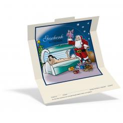 Geschenkgutschein Weihnachten "Solarium Santa" 
