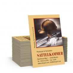 Geschäftskarte "Reiten" 