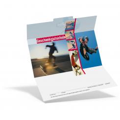 Geschenkgutschein "Skater" 