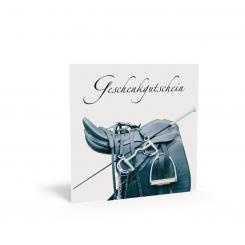 Geschenkgutschein "Sattel" inkl. Kuvert 