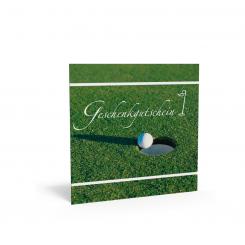 Geschenkgutschein "Golf" inkl. Kuvert 