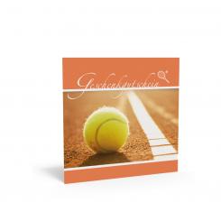 Geschenkgutschein "Tennis" inkl. Kuvert 