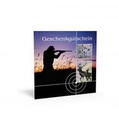 Geschenkgutschein "Jagd" inkl. Kuvert 