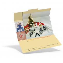 Geschenkgutschein Weihnachten Fitness Santa 