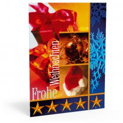 Weihnachtskarte "Eisblume" 