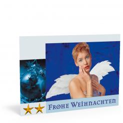 Weihnachtskarte "Blue Angel" 