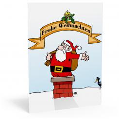 Weihnachtskarte "Santa-Claus" 